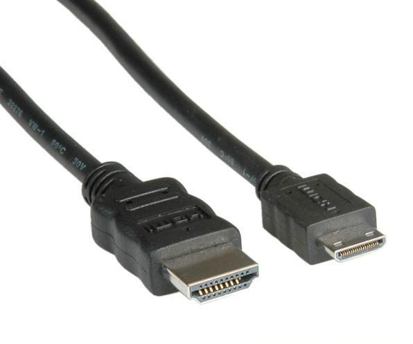 Image of Value HDMI High Speed Cable + Ethernet, A - C, M/M 2 m