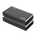 LogiLink HDMI extender set over LAN, KVM, 50m, 2xUSB,1080p/60Hz,HDCP,IR,loop out