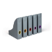 Durable VARICOLOR Magazine Rack Assorted