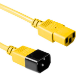 Microconnect PE040630Y power cable Yellow 3 m C14 coupler C13 coupler