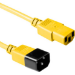 Microconnect PE040630Y power cable Yellow 3 m C14 coupler C13 coupler