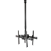 StarTech.com Dual TV Ceiling Mount - Back-to-Back Heavy Duty Hanging Dual Screen Mount with Adjustable Telescopic 3.5' to 5' Pole - Tilt/Swivel/Rotate - VESA Bracket for 32”-75" Displays