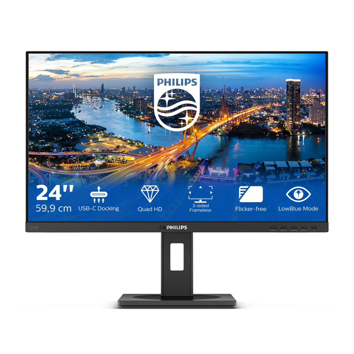 B Line LCD monitor with USB-C