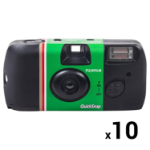 Fujifilm Quicksnap Single Use Camera 27 Shots ISO400 35mm Colour Film - Pack of 10