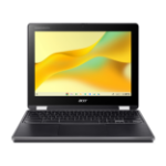 Acer Chromebook R856TN-P20G Intel® N N200 12" Touchscreen HD+ 8 GB LPDDR5-SDRAM 64 GB Flash Wi-Fi 6E (802.11ax) ChromeOS Black
