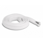 DeLOCK Braided Sleeve with zip fastener heat-resistant 2 m x 20 mm white