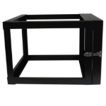 StarTech.com 4 Post 6U Scharnierend Wall-Mount Server Rack, 19" Open Frame Netwerk Rack, 50cm Montage Diepte, Swing Out Data Rack voor IT/AV/Patchpaneel/Computer