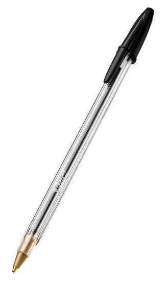 Bic Cristal Large Ballpoint Pen 1.6mm Black (Pack of 50) 880648
