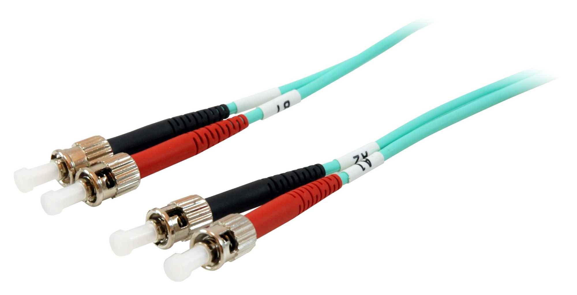 Photos - Cable (video, audio, USB) Equip ST/ST Fiber Optic Patch Cable, OM3, 5m 25224507 