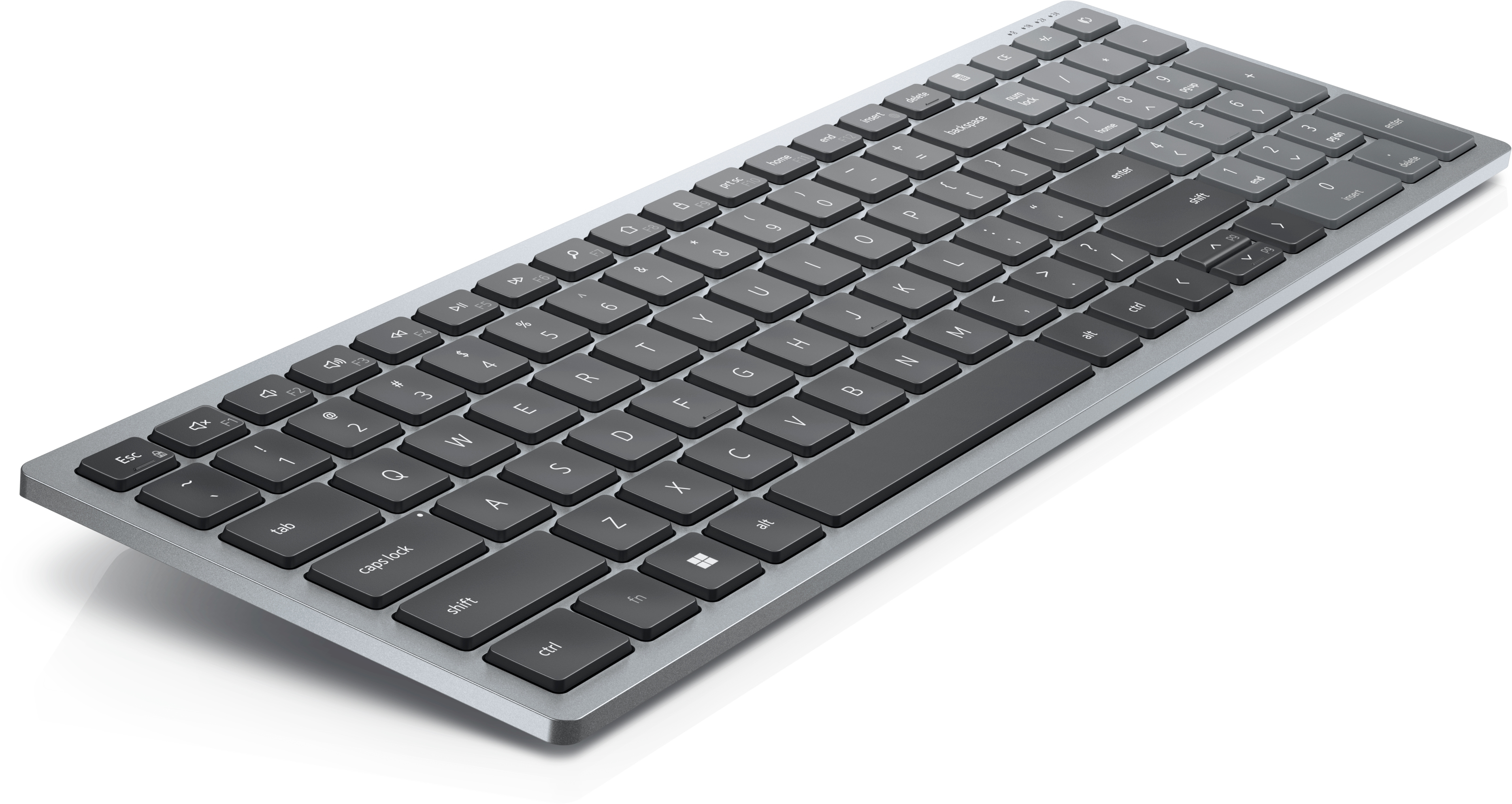 Image of DELL KB740 keyboard RF Wireless + Bluetooth QWERTY US...