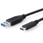 8WARE USB-C to USB3.0 Cable 1m Type C to A Male to Male Black 10Gbps