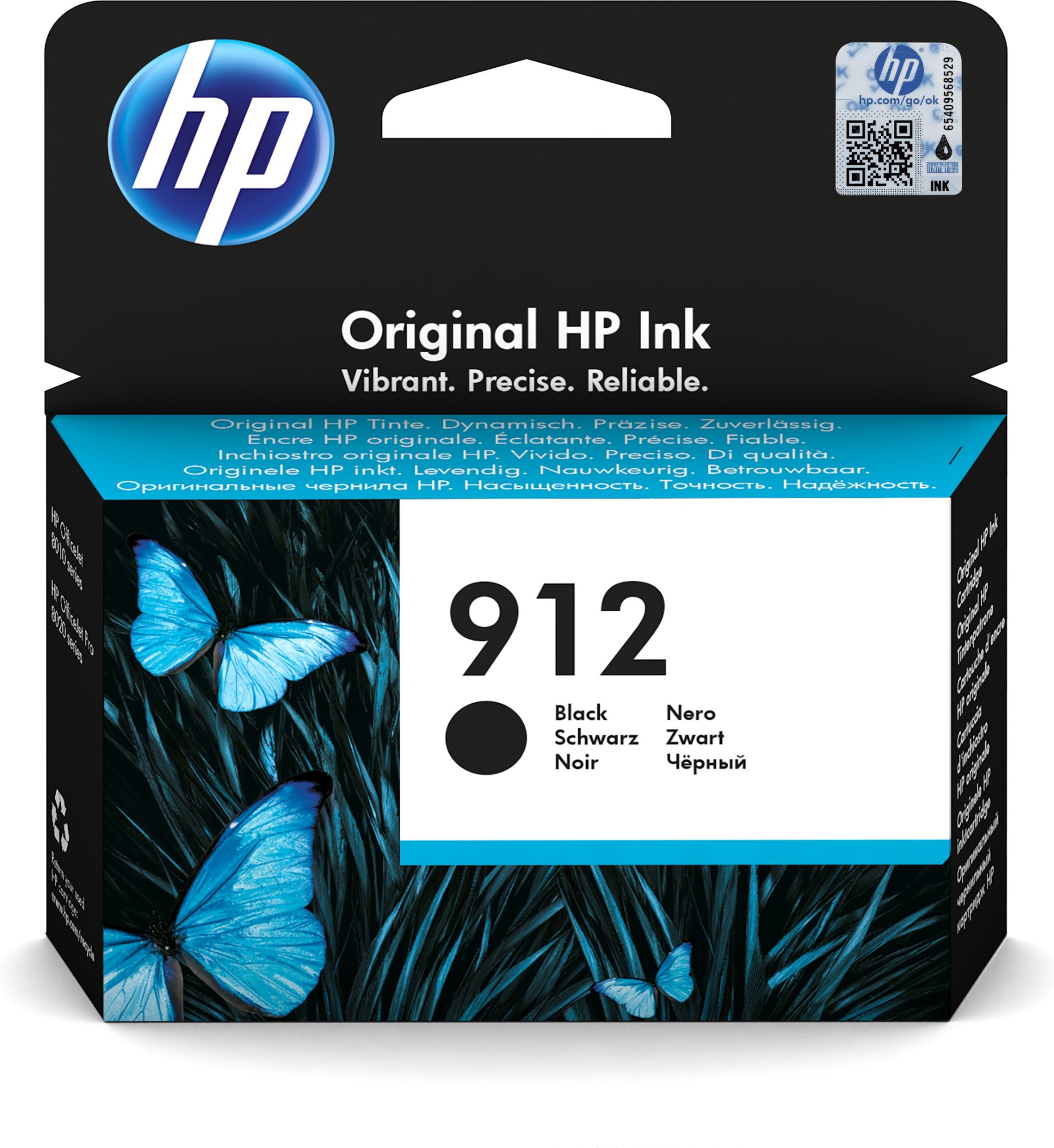 HP Cartucho de tinta Original 912 negro