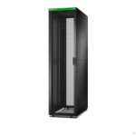 APC Easy rack, 48U, zwart, met dak, zwenkwielen, voeten, 4 beugels en zijpanelen, geen onderzijde, 2258H x 600B x 1100D mm