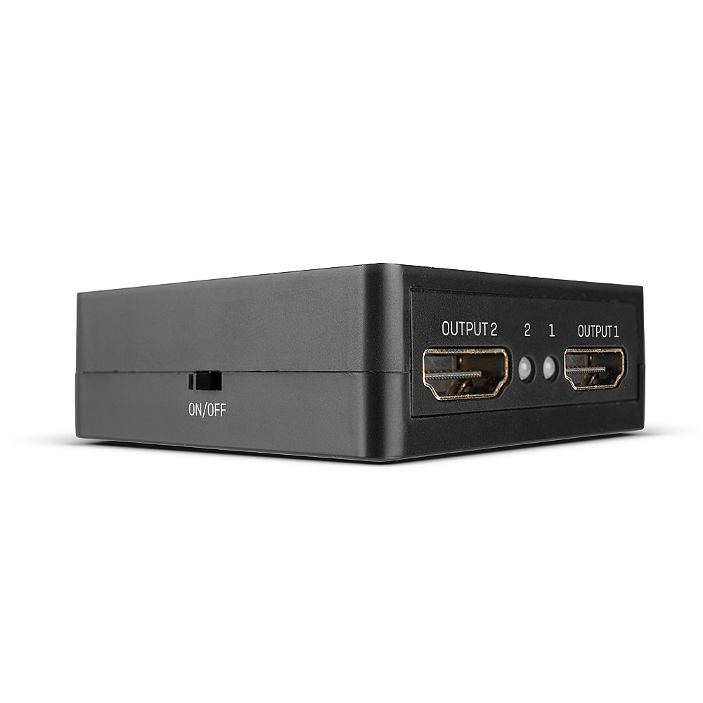 Image of Lindy 2 Port HDMI 18G Splitter, Compact