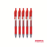 Zebra SARASA Gel Retractable Rollerball 0.7mm Pen Red Ink Box 12