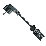 Kindermann 7444000302 power cable Black 2 m Power plug type F