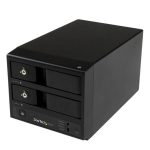 StarTech.com S352BU33RER storage drive enclosure HDD enclosure Black 3.5"