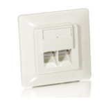 Equip Cat.6 German Modular Faceplate