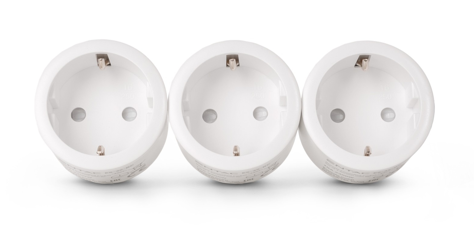 EU Product - IR Steckdoseadapter Ferngesteuert, 3er Set wei� thumbnail