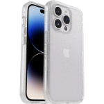 OtterBox Symmetry Clear Case for iPhone 14 Pro Max, Shockproof, Drop proof, Protective Thin Case, 3x Tested to Military Standard, Antimicrobial Protection, Stardust