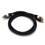 Monoprice 2869 audio cable 35.8" (0.91 m) 2 x RCA Black