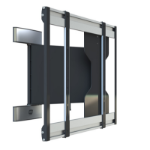 SMS Smart Media Solutions Slim Swing 116.8 cm (46") Black, Silver