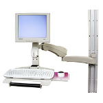 Ergotron HD Series Swivel-Arms HD Combo Arm Grijs