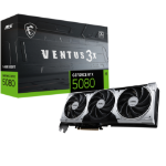 MSI VENTUS GEFORCE RTX 5080 16G 3X OC PLUS graphics card NVIDIA 16 GB GDDR7