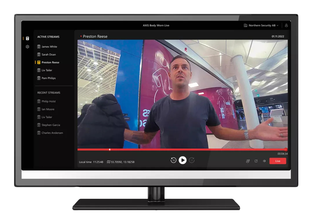 Axis Body Worn Live Self-hosted 1 license(s) License 1 year(s)