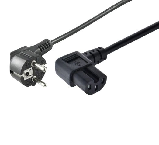 Microconnect Black Mc-Jt008/Ht3w-H05vv-F-2.0 Power Cable 2 M Power Plu
