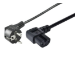 Microconnect MC-JT008/HT3W-H05VV-F-1.5 power cable Black 1.5 m Power plug type E+F C15 coupler