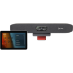 POLY Studio Small Room Kit for MS Teams: Studio R30 USB Video Bar with GC8 (ABU)