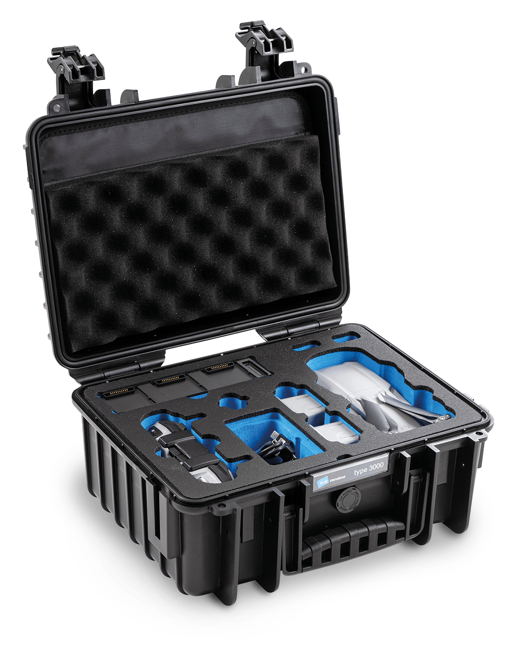 B&W 3000/B/MavicA2 camera drone case Bag case Black Polypropylene