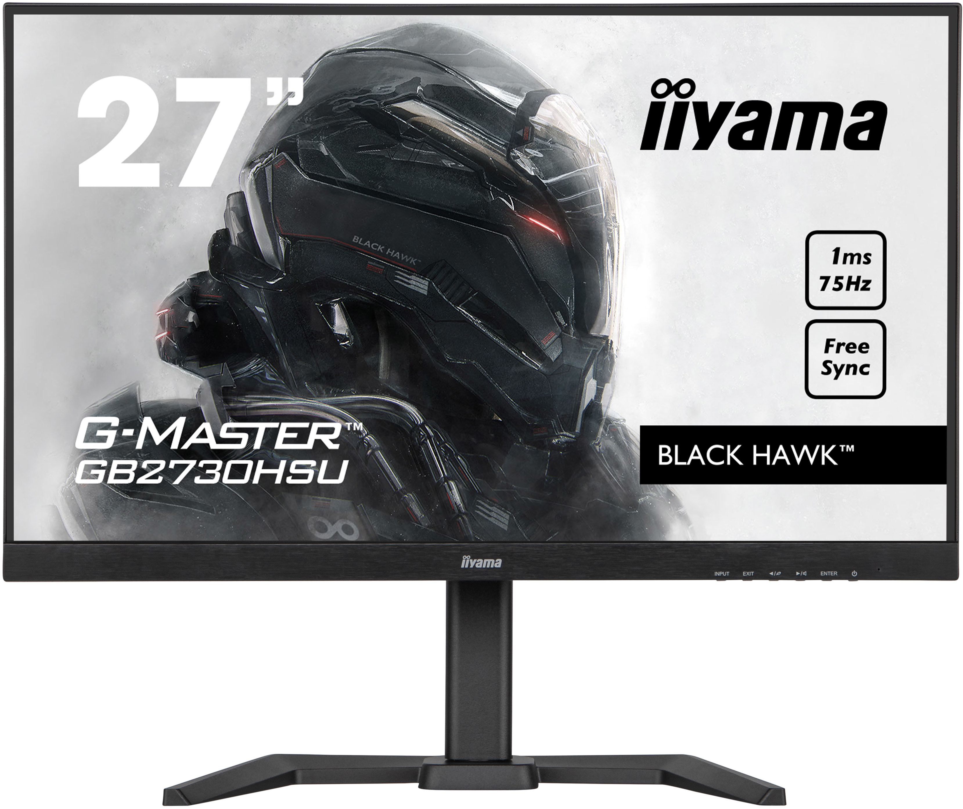 Image of iiyama G-MASTER computer monitor 68.6 cm (27") 1920 x 1080 pixels...