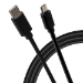 Maplin USB-C to Micro USB-B Cable Braided 1m