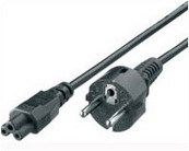 Image of Equip High Quality Power Cord, C5 to Schuko