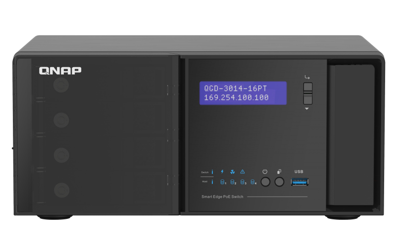 Image of QNAP QGD-3014-16PT-8G network switch Managed Gigabit Ethernet...