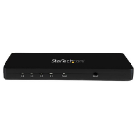 StarTech.com 4K HDMI 4-Port Video Splitter – 1x4 HDMI Splitter w/ Solid Aluminum Housing – 4K 30Hz