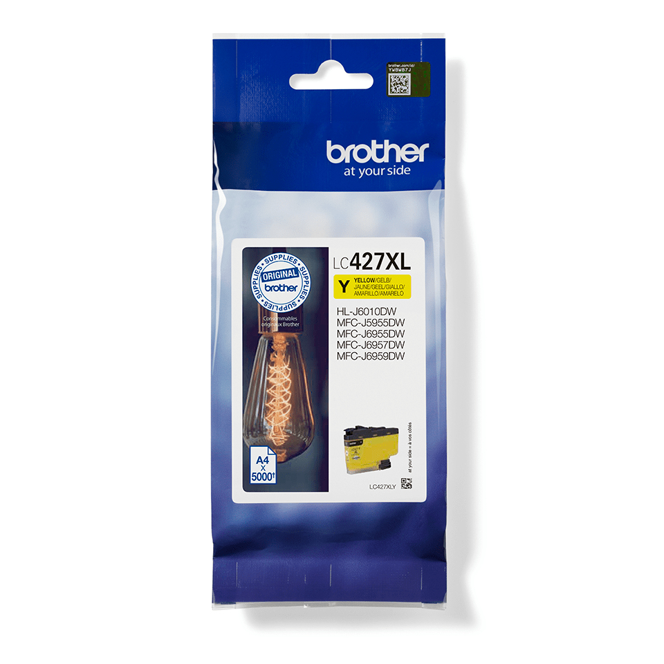 Image of Brother LC-427XLY Ink cartridge yellow high-capacity, 5K pages...
