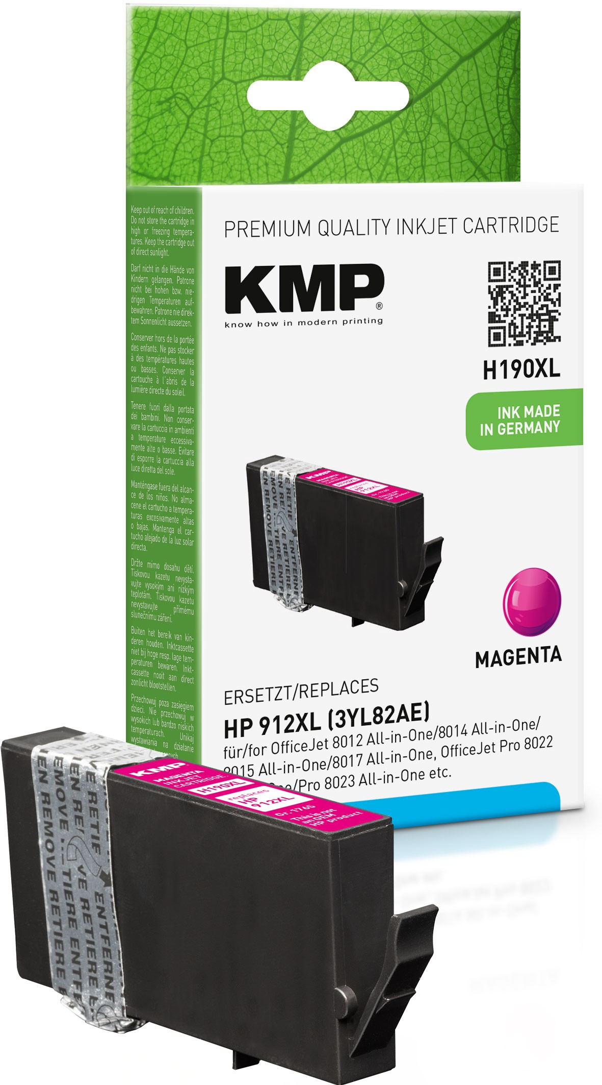 Image of KMP 1765,0006 ink cartridge 1 pc(s) Compatible High (XL) Yield Magenta