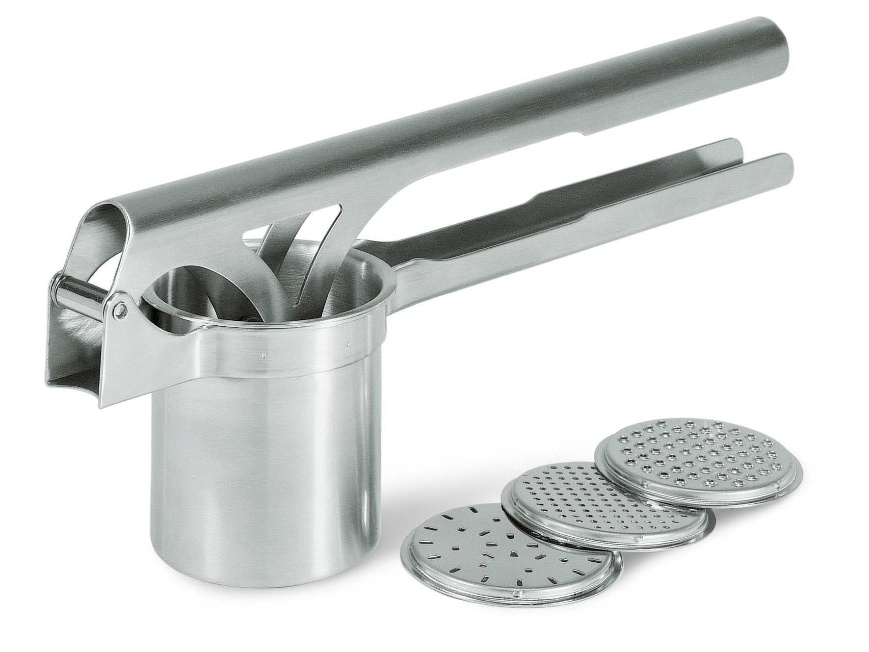 Image of GEFU 13100 - Potato ricer - Stainless steel - Stainless steel -...