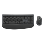 Logitech Signature Comfort Plus Combo MK880 keyboard Mouse included Universal RF Wireless + Bluetooth QWERTZ Swiss Graphite