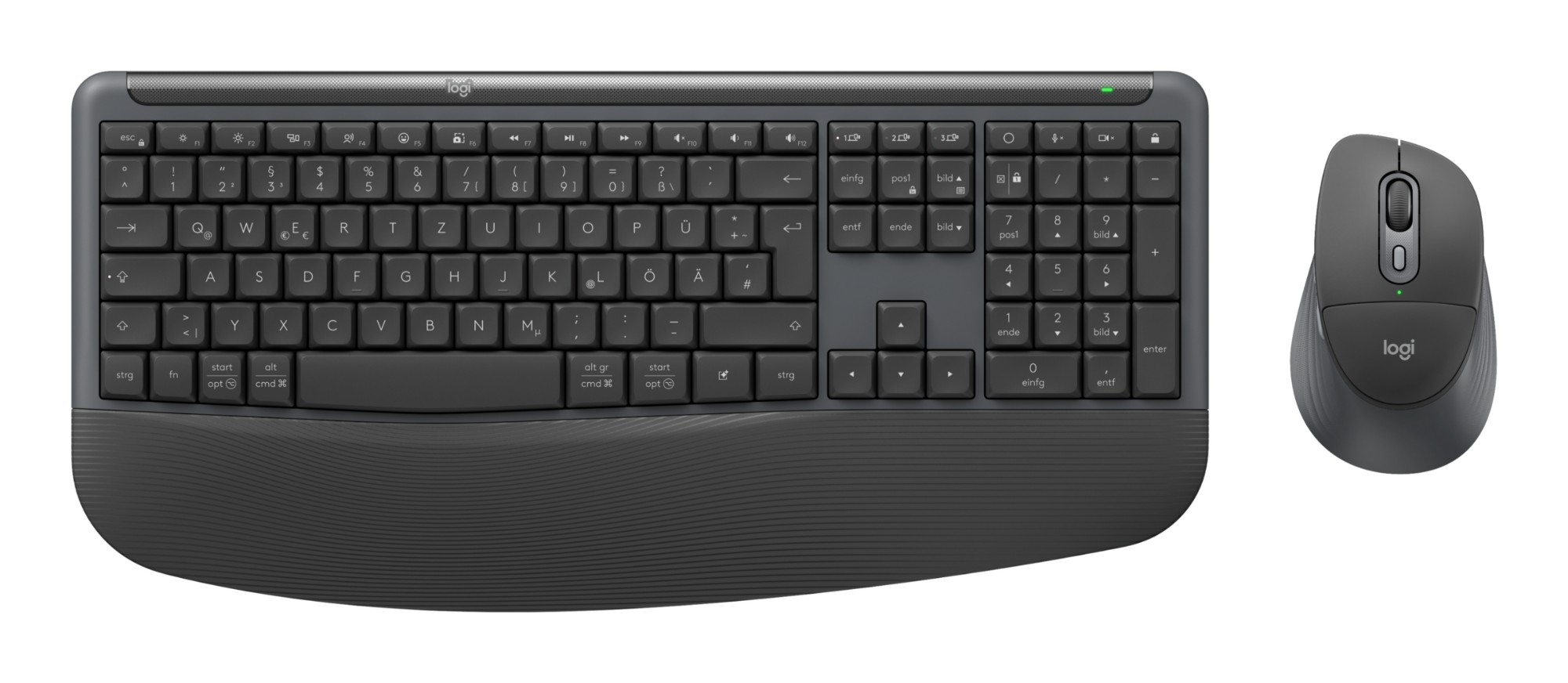 Logitech Signature Comfort Plus Combo MK880 keyboard Mouse included Un