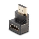 Lindy HDMI Female to HDMI Male 90 Degree Right Angle Adapter - Down