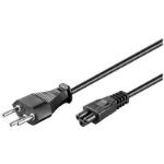 Microconnect PE160830 power cable Black 3 m Power plug type J C5 coupler
