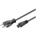 Microconnect PE160830 power cable Black 3 m Power plug type J C5 coupler