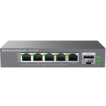 Grandstream Networks GWN7700MP Unmanaged 2.5G Multi-Gigabit Network Switches provide high-speed network connectivity PoE Ports 4