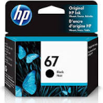 HP #67 Black Ink 3YM56AA