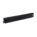 Equip 19" Rack Mount Cable Management Panel, Black