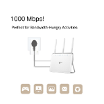 TP-Link TL-PA7017PKIT(FR) 1000 Mbit/s Ethernet LAN Wit 2 stuk(s)